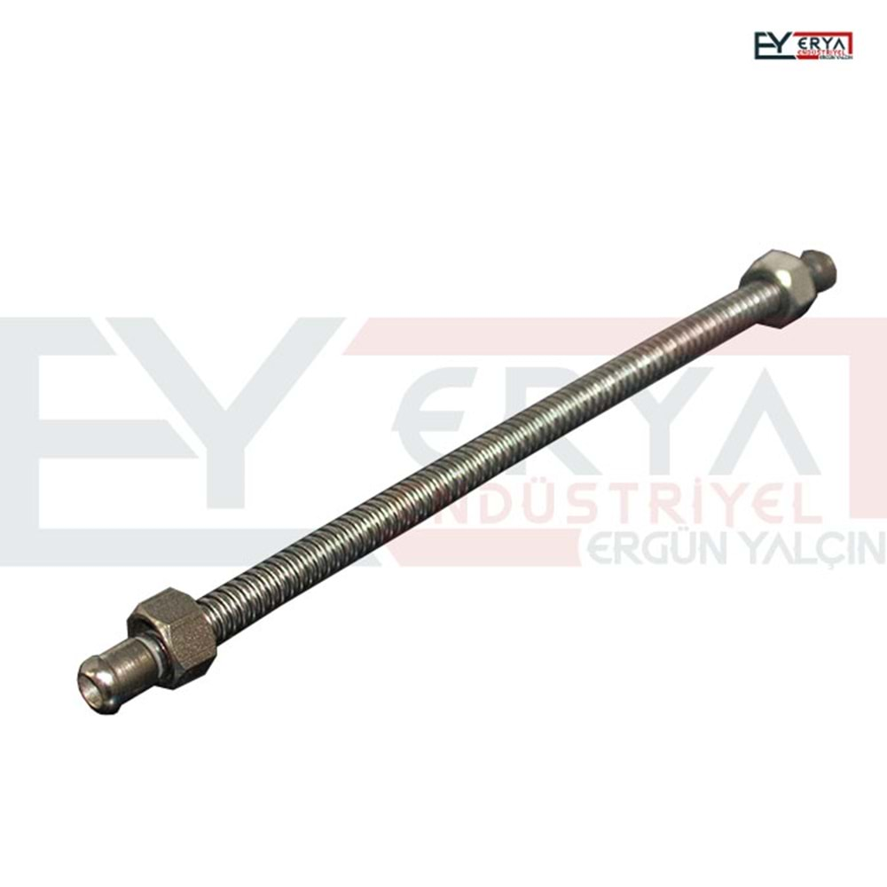 3/8 FLEXİ GAZ BORUSU 30 cm YÜZÜKLÜ