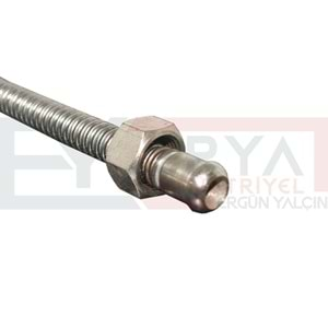 3/8 FLEXİ GAZ BORUSU 30 cm YÜZÜKLÜ