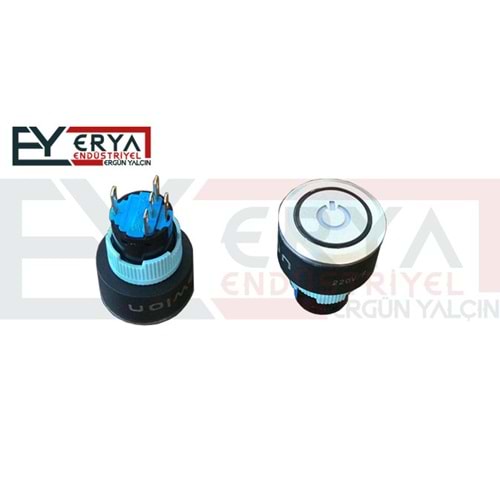 KRİSTAL LEDLİ KALICI BUTON 16-22MM